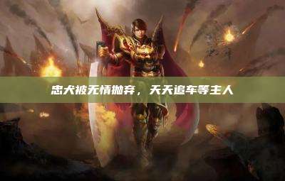 忠犬被无情抛弃，天天追车等主人